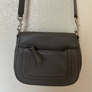 Marc Jacobs Gray Crossbody Bag with Structured Design